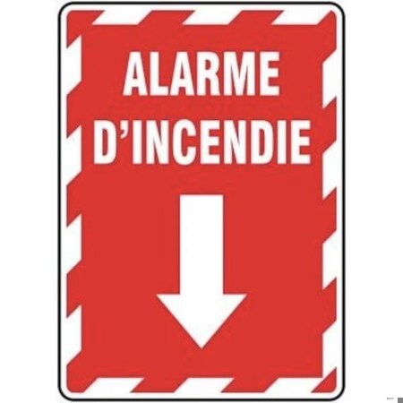 Accuform SAFETY SIGN FIRE EXTINGUISHER DOWN FRMFXG580VS FRMFXG580VS